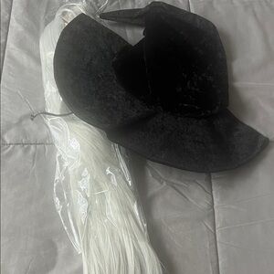 Elegant Black Velvet Women's Hat